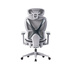 MT Cadeira de Escritório Operativa UEXY, Rede Flocked Mesh, Cinzento