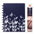 M by Staples ARC Caderno Inteligente, A4, 60 Folhas, Capa em Polipropileno, Preto, Design com Borboletas
