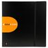 EXACOMPTA Porta-Cartões de Visita Exacard Exactive® com Indice para 320 Cartões, 160 Bolsos, 265 x 250 mm, Polipropileno, Preto