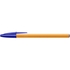 BIC Esferográfica Orange, Ponta Fina de 0,8 mm, Corpo Laranja, Tinta Azul, Pack 20 Unidades