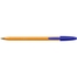 BIC Esferográfica Orange, Ponta Fina de 0,8 mm, Corpo Laranja, Tinta Azul, Pack 20 Unidades