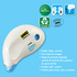 UHU Mini Fita Corretor, 5 mm x 6 m, Branco