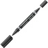 STAEDTLER Lumocolor, Marcador de Ponta Dupla, Ponta Dupla 0,6 - 1,5 mm, Tecnologia de Tinta Líquida, Preto