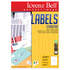 LORENZ BELL Etiquetas Auto-Adesivas, 210 x 297 mm, 1 Etiqueta/Folha, Branco, Caixa de 100 Folhas
