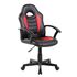 MT Cadeira Gaming Junior 9353S, Tecido Sintético (PU), Preto e Vermelho