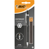 BIC Lapiseira CRiTERiUM, Minas HB de 2mm mm, Corpo Preto com Pega  com Minas