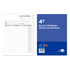 LIDERPAPEL Bloco de Notas Entrega, Vertical, 3 Vias, 50 Folhas