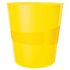 LEITZ Cesto Papéis WOW, 15 L, Poliestireno, Amarelo