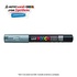 POSCA Marcador PC-1MC, Ponta Redonda Extrafina 0,7 – 1 mm, Prateado