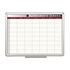 BI-OFFICE Quadro Plano Semanal, Magnético, 600 mm x 400 mm, Alumínio Anodizado, Branco