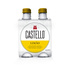 CASTELLO Água com Gás, Sabor a Limão, 25 cl, Pack 4 Unidades