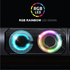 ADVANCE Coluna para PC SoundPhonic 2.0, 6W, RGB Arco-Íris