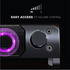 ADVANCE Coluna para PC SoundPhonic 2.0, 6W, RGB Arco-Íris