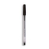MAB Esferográfica Stick, Ponta de 0,7 mm, Corpo Transparente, com Clipe, Tinta Preta