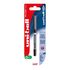 uni-ball Esferográfica Eye Micro UB-150, Ponta Fina de 0,5 mm, Corpo Cinzento, Tinta Preta