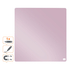 NOBO Quadro Magnético, 9 mm, 360 x 360 mm, Rosa