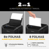 FELLOWES Destruidora MiniCorte AutoMax™ 80M, 80 Folhas, Cesto de 17 L, Destrói Agrafos, Clipes de Papel e Cartões de Crédito