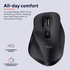 Trust Rato Fyda, sem Fios, 800 – 2400 DPI, Preto