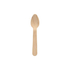 PAPSTAR Colheres de Café Descartáveis Pure, Madeira, 11 cm, Pack 10 Unidades
