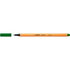 STABILO Caneta Fineliner Point 88, Ponta Fina de 0,4 mm, Corpo Laranja, Tinta Verde