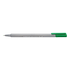 STAEDTLER Marcador Fineliner Triplus® 334, Ponta Superfina, Corpo Cinzento, Tinta Verde