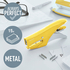 LEITZ Agrafador de Alicate WOW 5531, Agrafos Nº10, para 15 Folhas, Amarelo