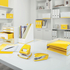 LEITZ Agrafador de Alicate WOW 5531, Agrafos Nº10, para 15 Folhas, Amarelo