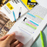 DELI Bloco de Notas Aderentes Sticky Notes, PET, 76 x 76 mm, 50 Folhas, Transparente