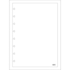 M by Staples Recarga para ARC Caderno Inteligente, A5, 50 Folhas, Liso, Branco