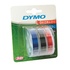 DYMO Fita Tradicional 9 mm x 3 metros Cores Sortidas 3 Unidades